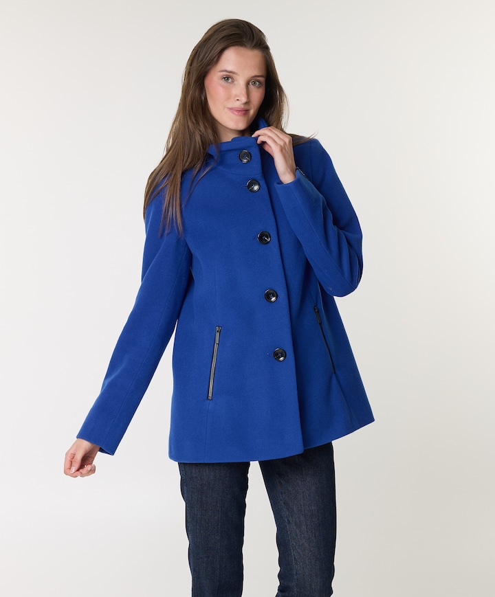 Dames jas blauw