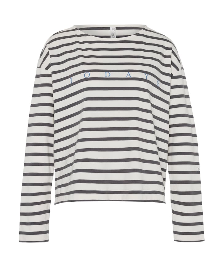 Dames longsleeve ecru