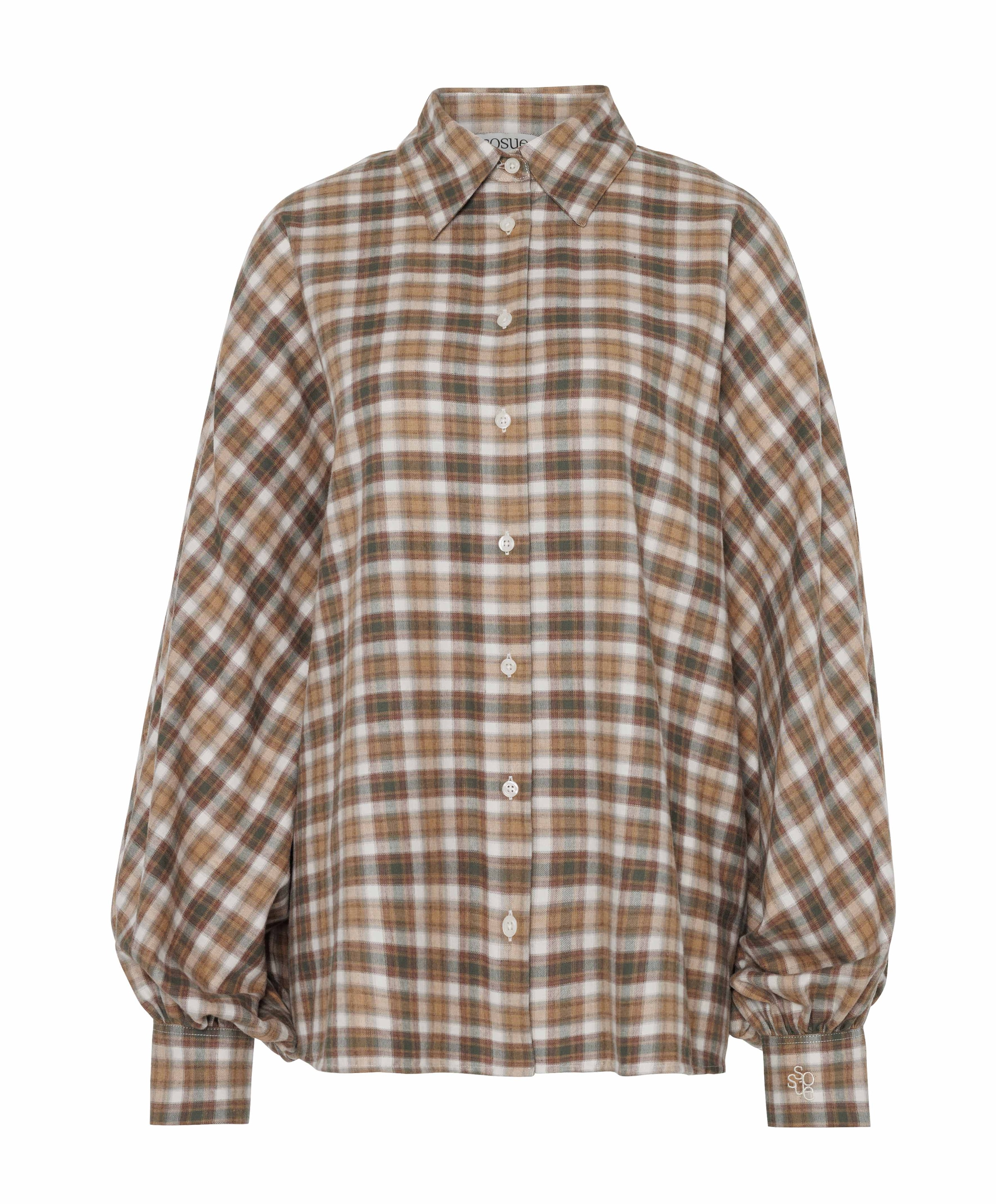Dames blouse bruin