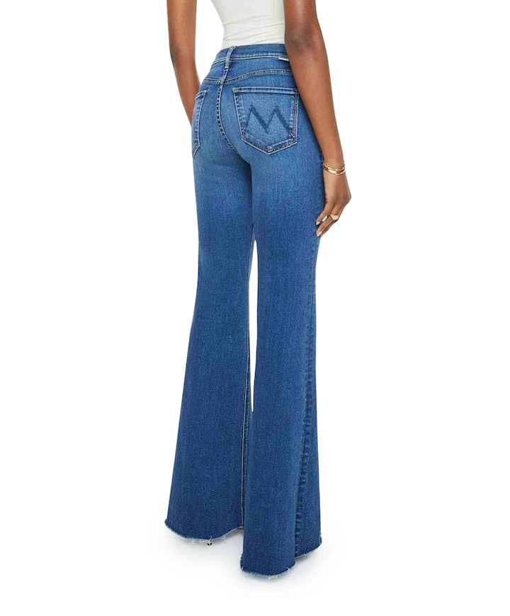 The doozy fray dames jeans blauw