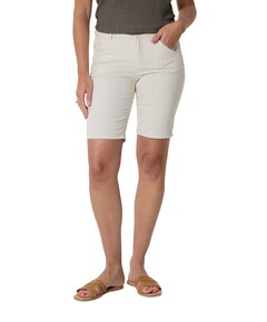 Slim korte broek beige