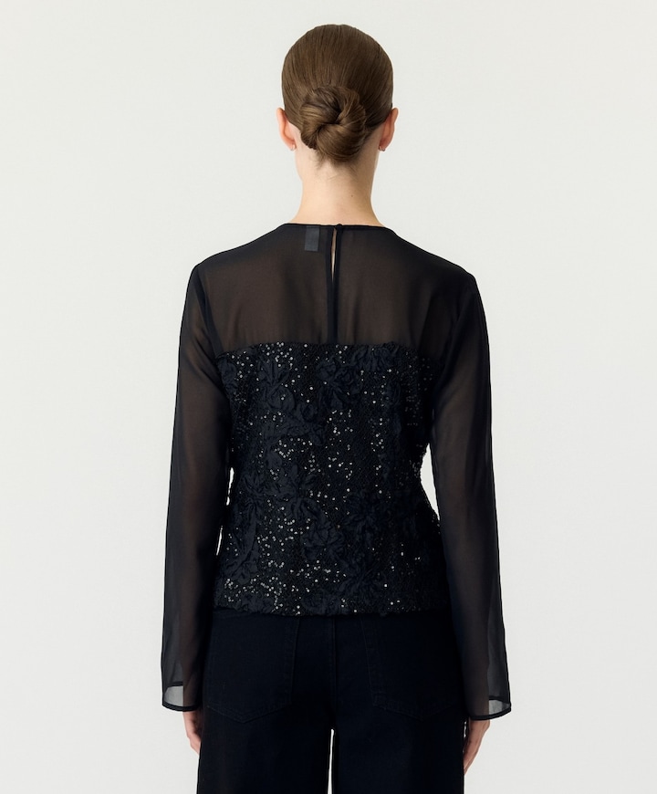 Dames top zwart