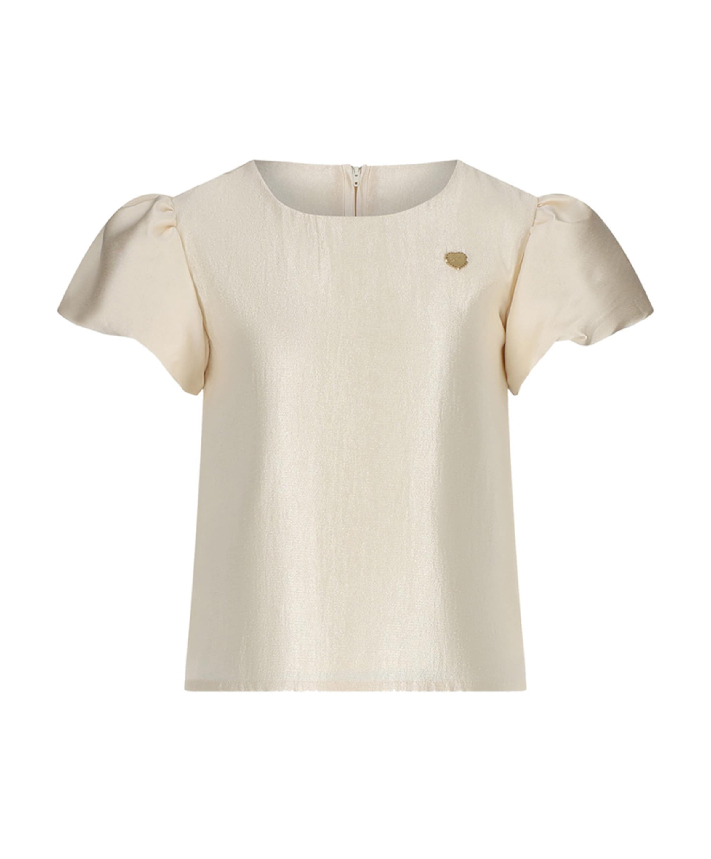 Meisjes top ecru