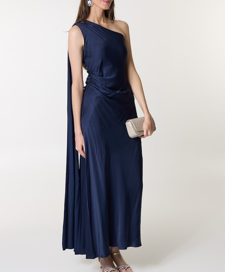 Dames jurk blauw