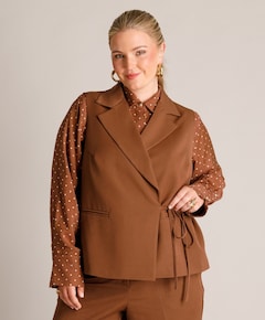 Dames gilet bruin