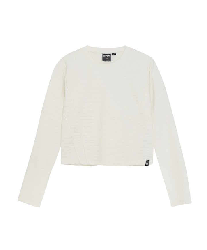 Meisjes longsleeve wit