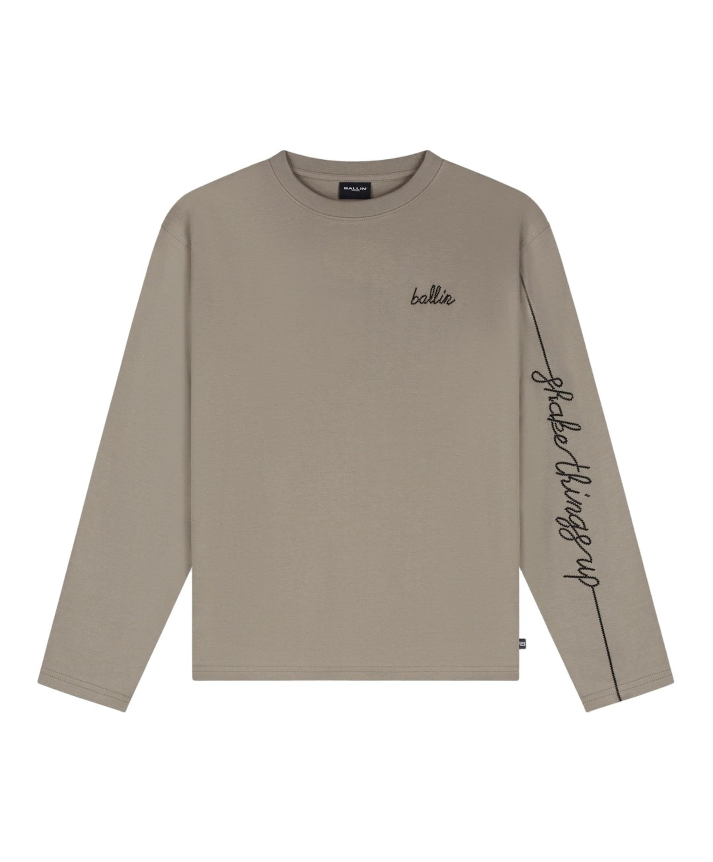 Jongens longsleeve beige