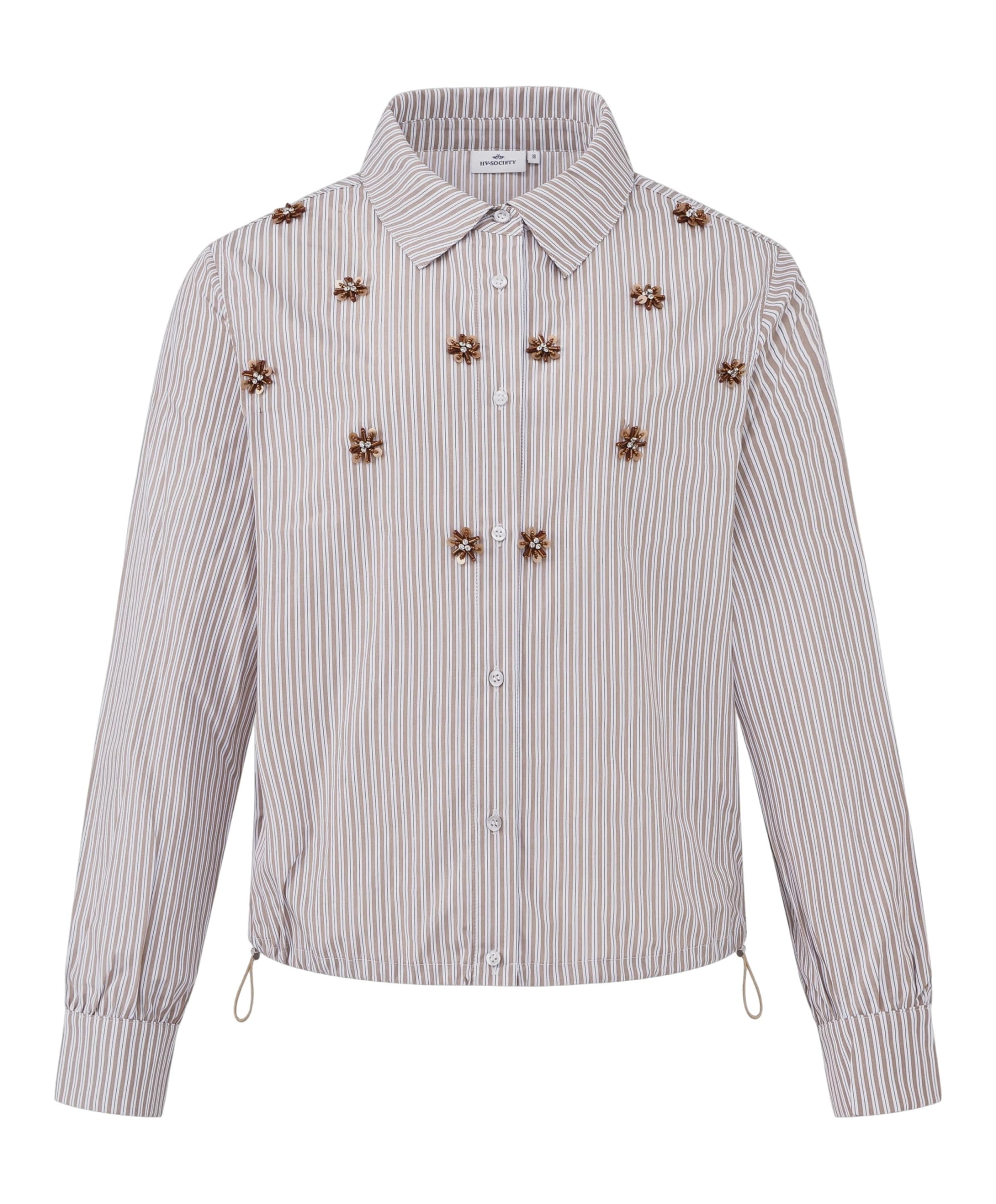 Dames blouse beige