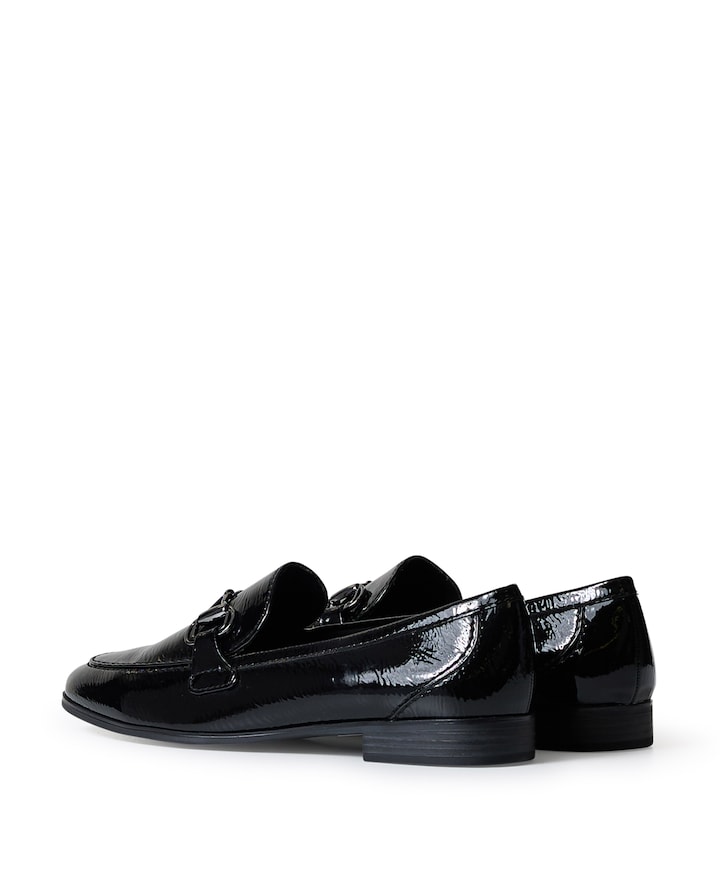 Women Slip-on dames loafers zwart