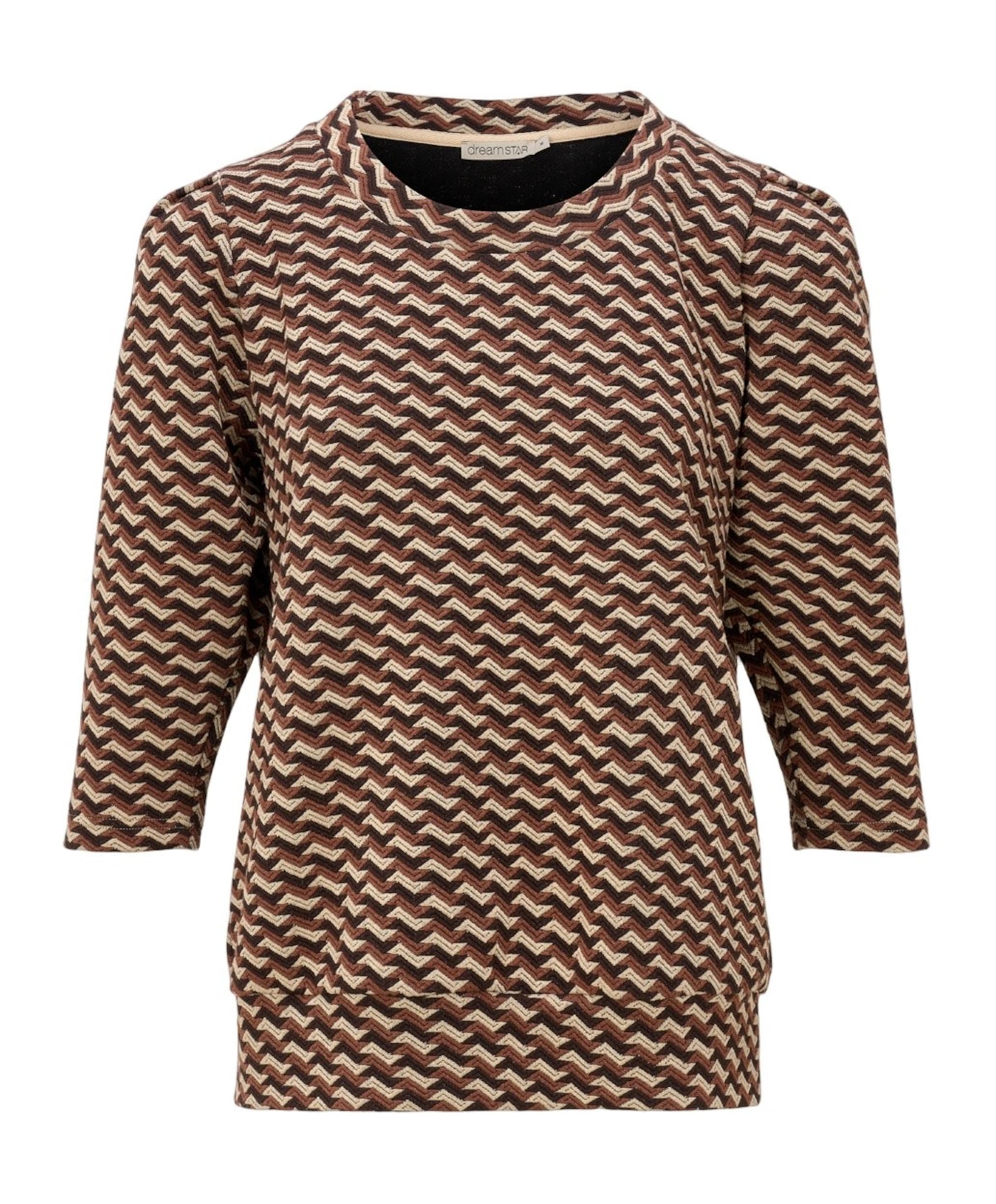 Dames longsleeve bruin