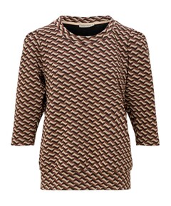 Dames longsleeve bruin
