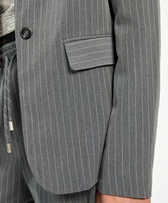 Meisjes blazer grijs