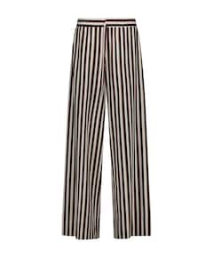 Grace stripe dames broek zwart