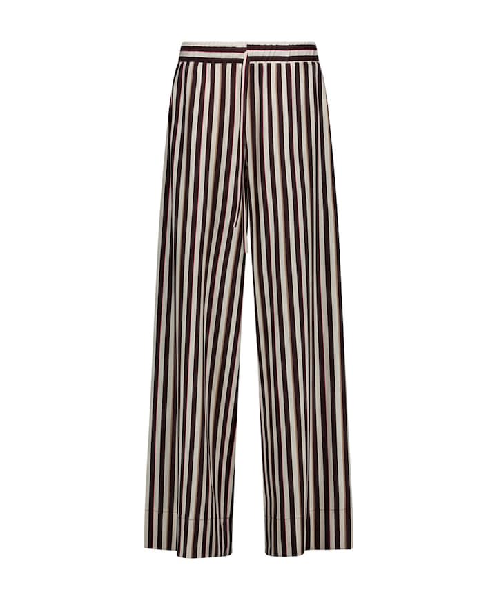 Grace stripe dames broek zwart
