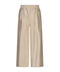 Dansant wide leg meisjes broek goud
