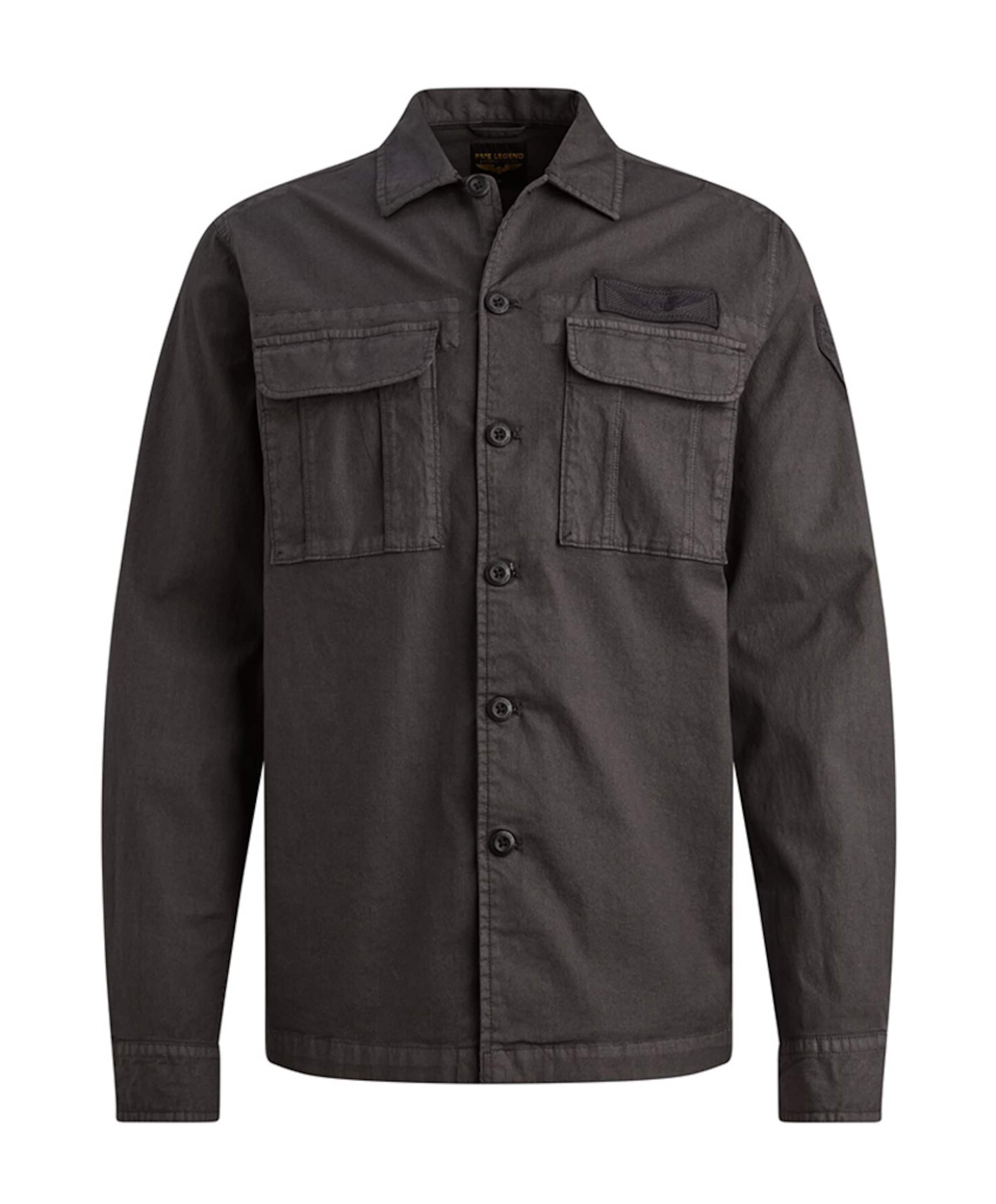 Heren overshirt zwart