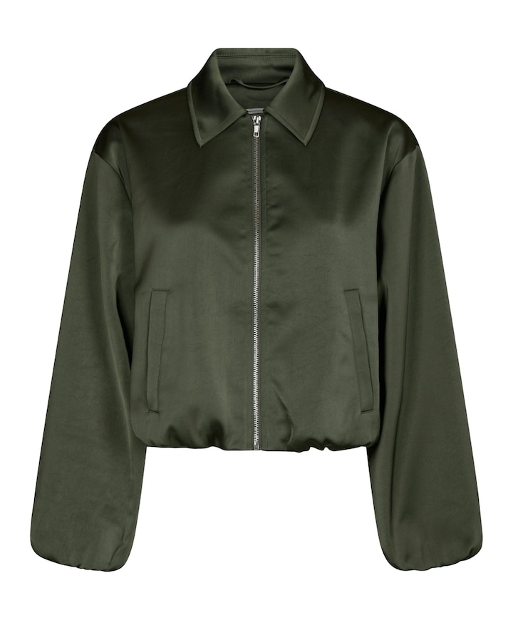 Dames jas groen