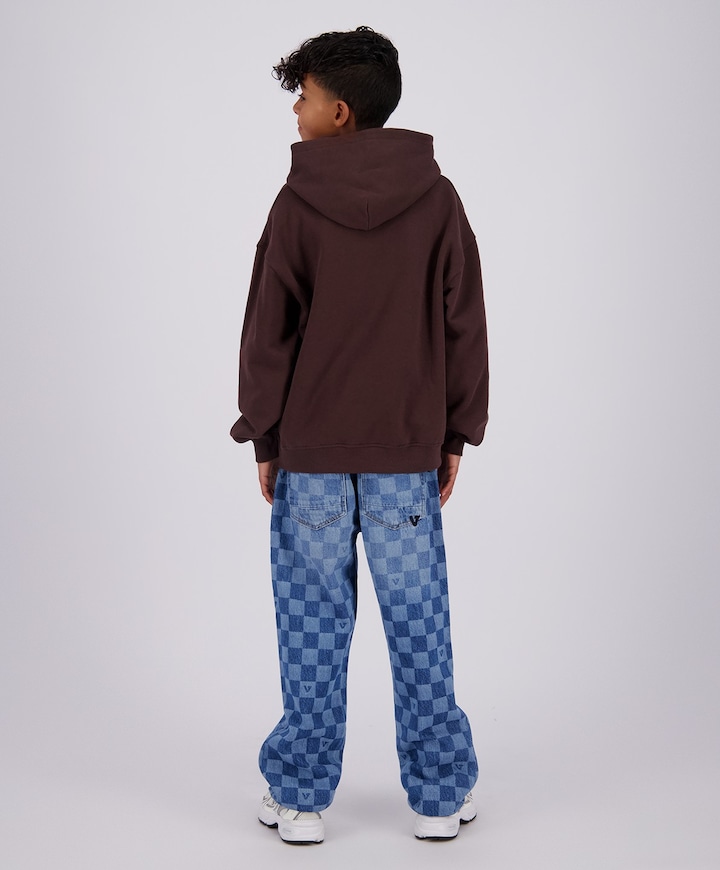 Cadore check jongens jeans blauw