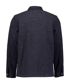 Heren overshirt blauw