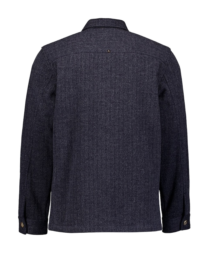 Heren overshirt blauw
