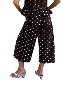 ROSALIE PRINT dames jeans bruin