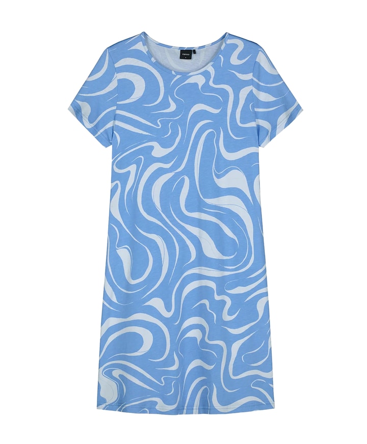 Dames nachthemd blauw