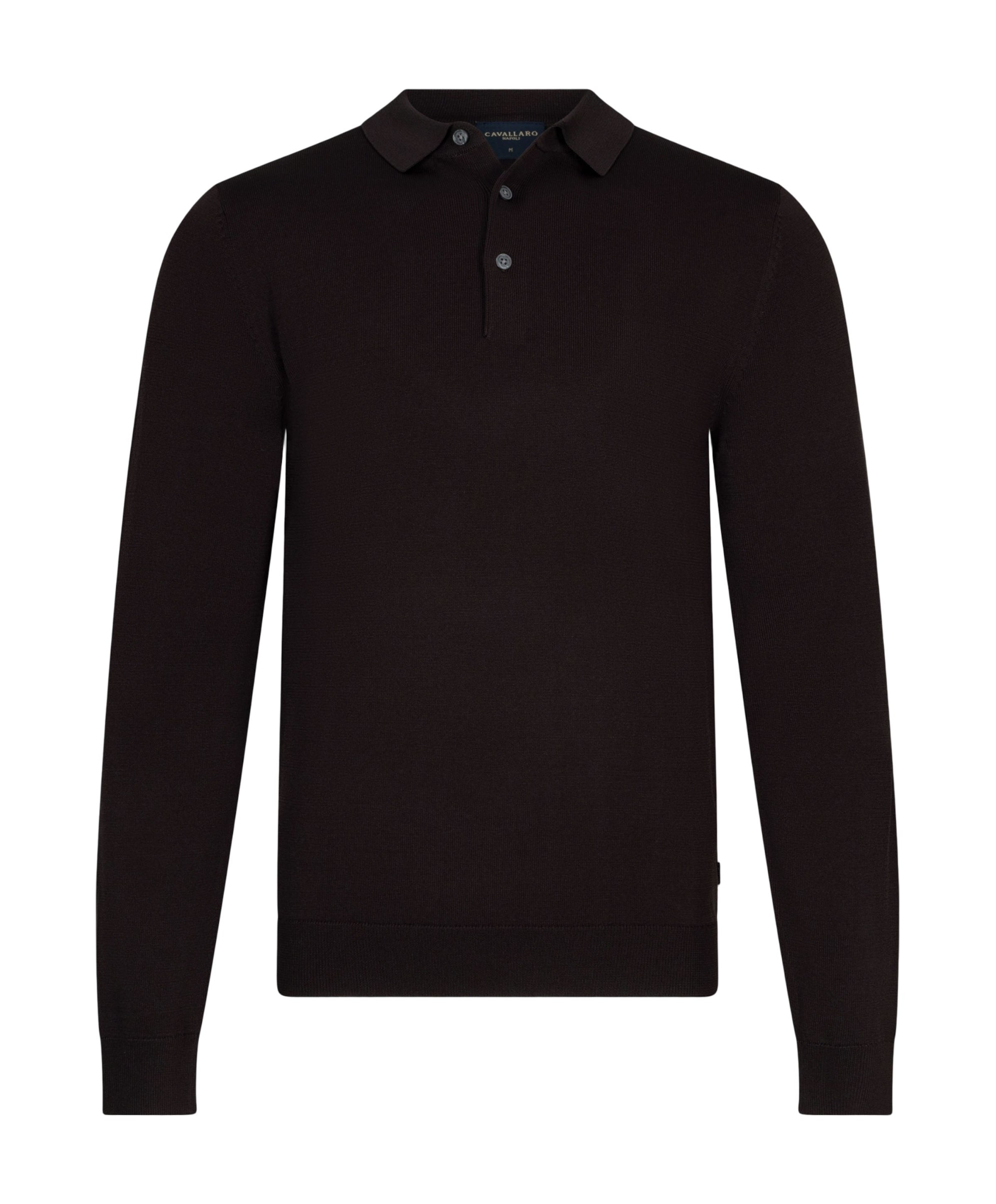 Heren polo bruin