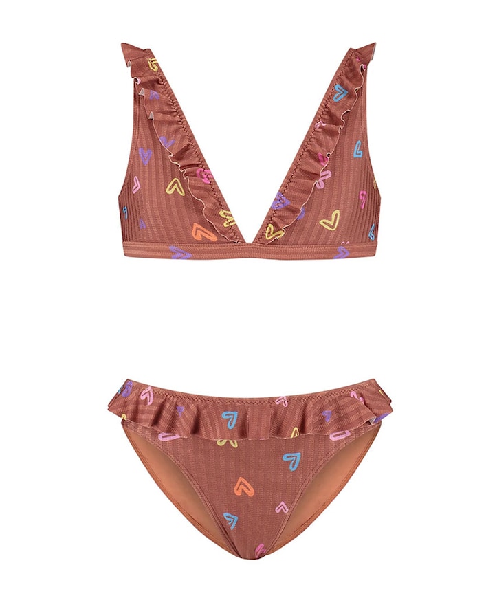 Meisjes bikiniset bruin