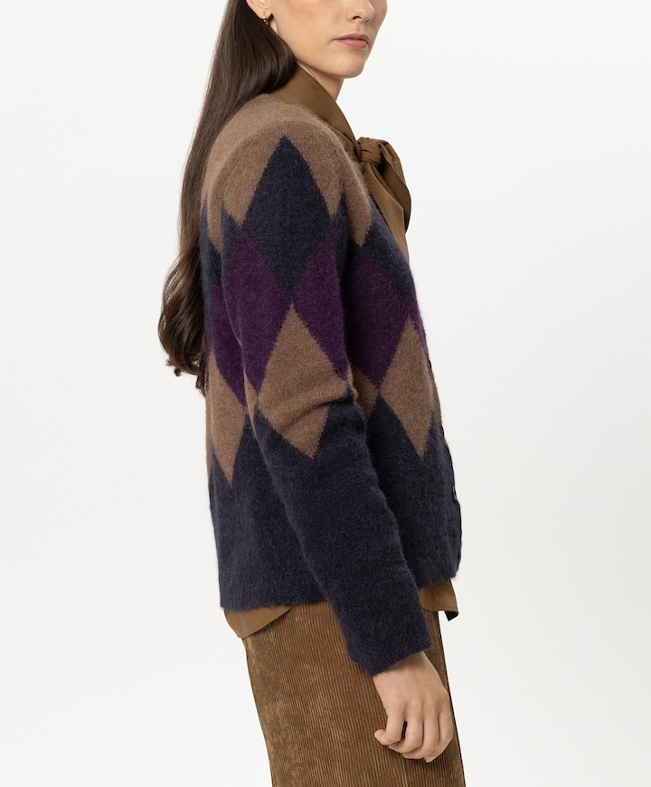 Dames vest blauw