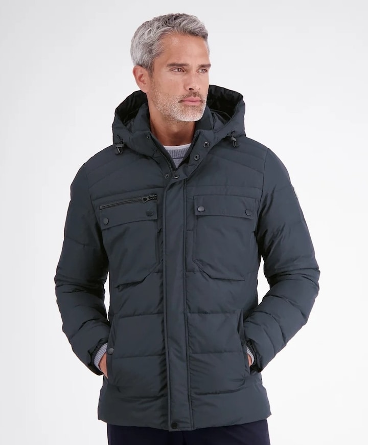 Heren jas blauw