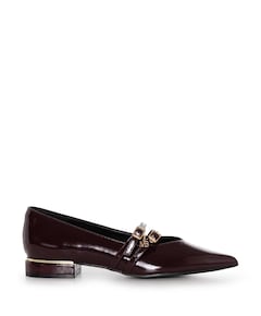 Agiany dames loafers bordeaux