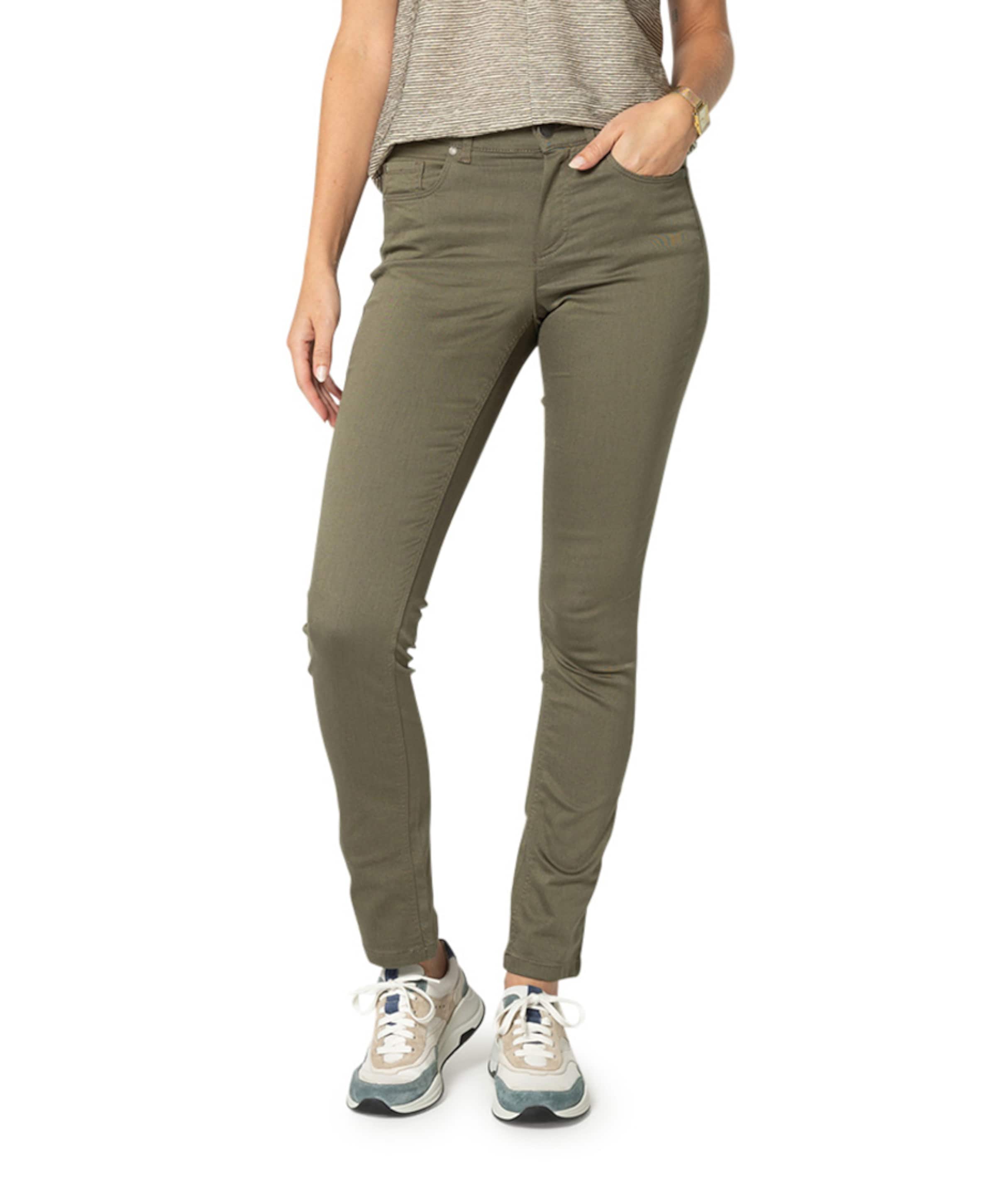 5 Pocket Super Stretch Lang dames broek groen
