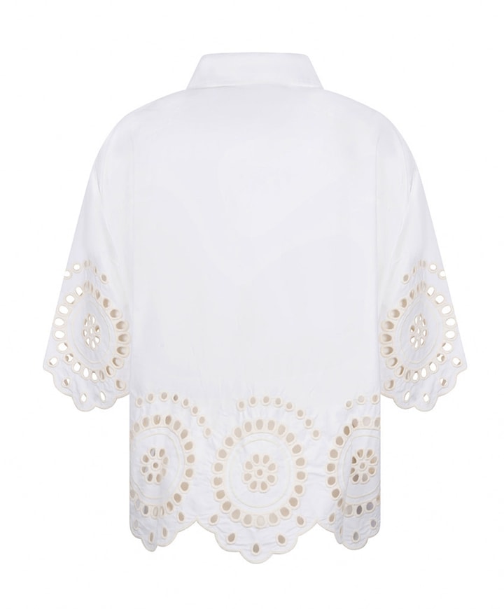 Dames blouse ecru