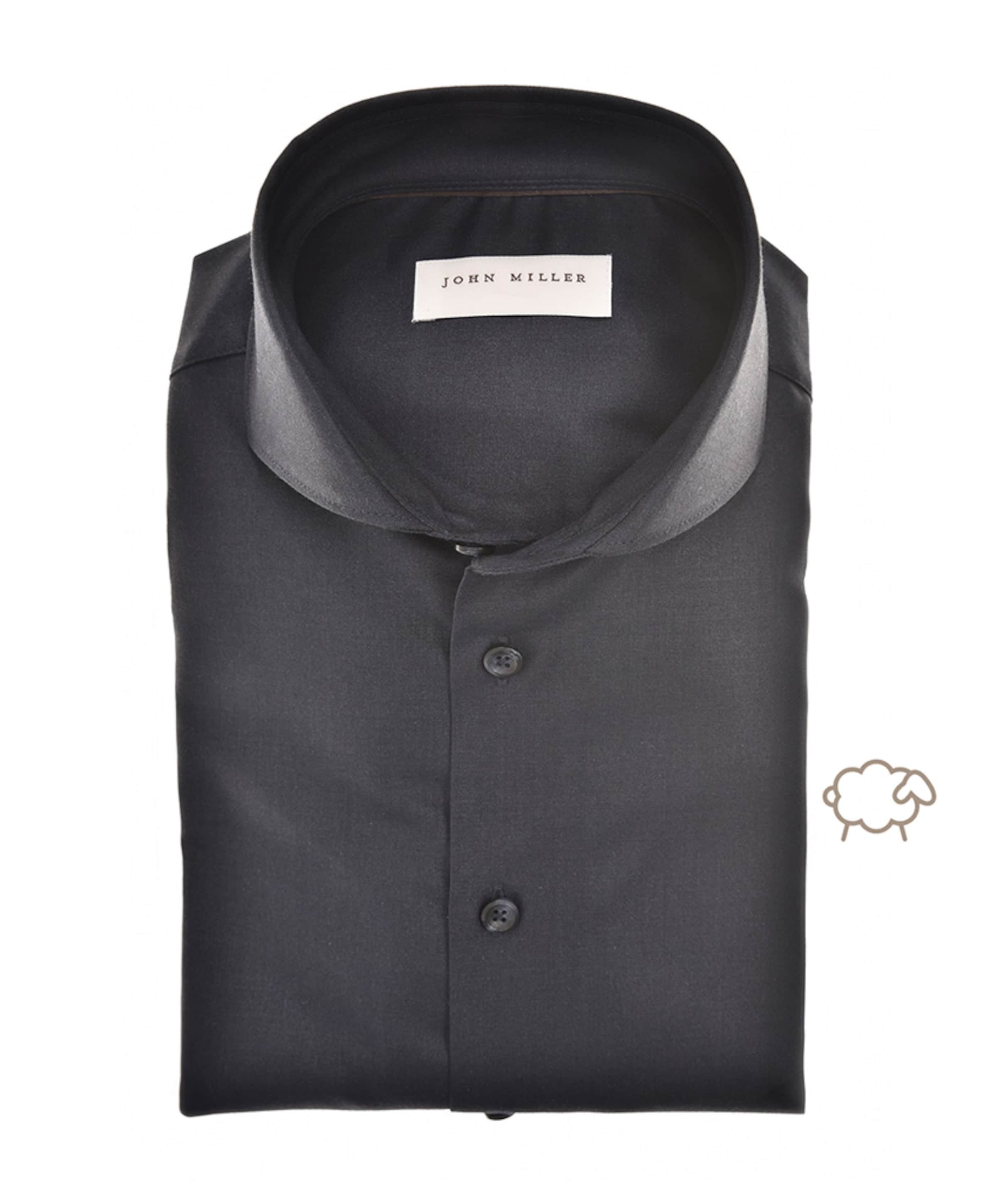 Overhemd lange mouw blauw