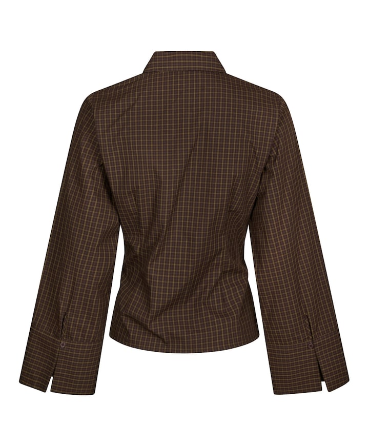 Dames blouse bruin