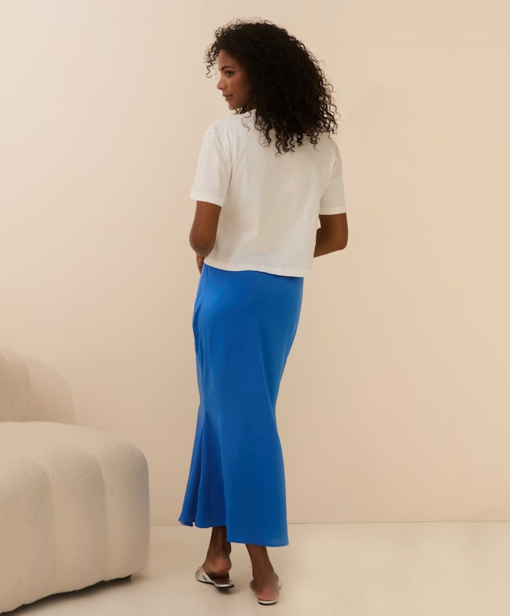 Rok blauw