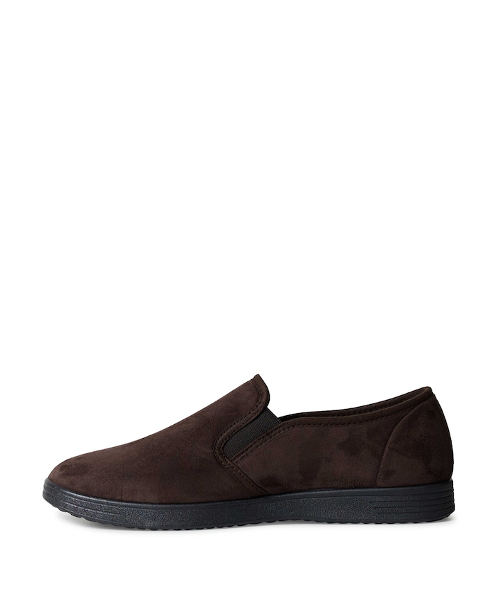 Neles stretch pantoffel heren pantoffels bruin