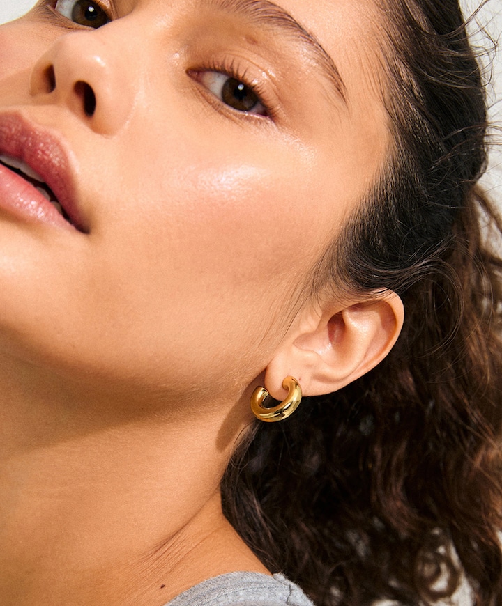 Dames oorbellen goud