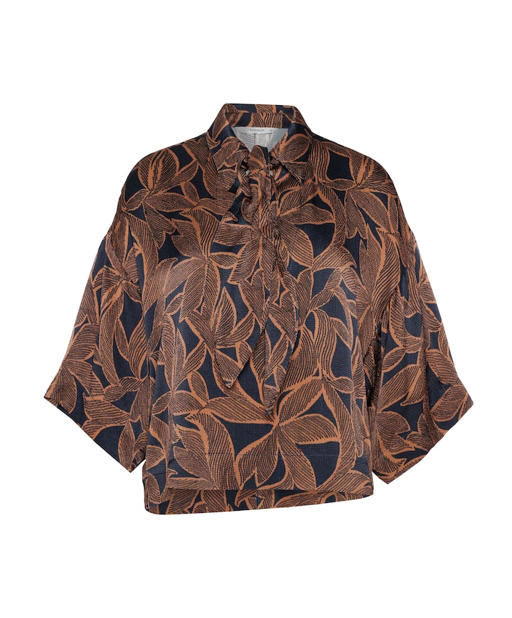 Dames blouse blauw