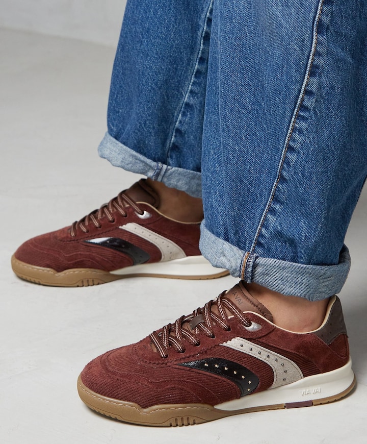 Kris Pax dames sneakers rood