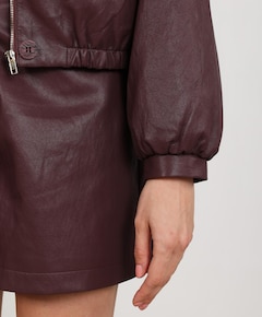 Dames jas bordeaux