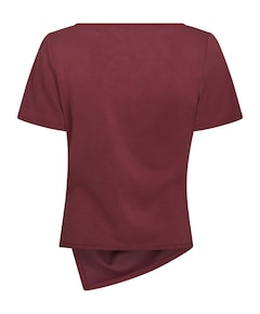 Dames top bordeaux