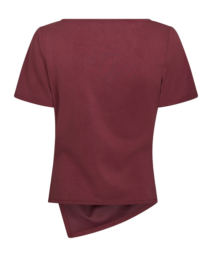 Dames top bordeaux