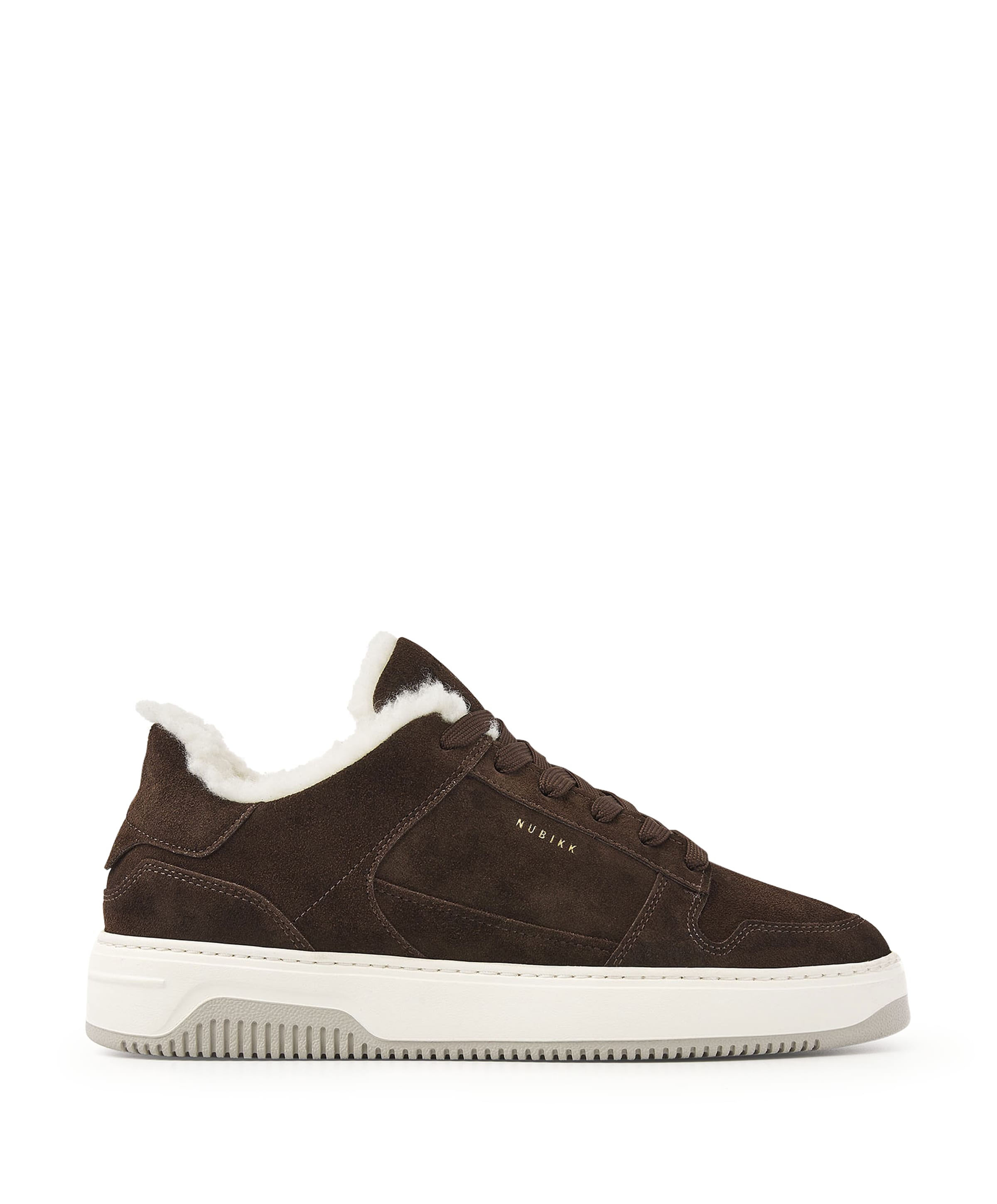 Basket Court Fur heren sneakers bruin