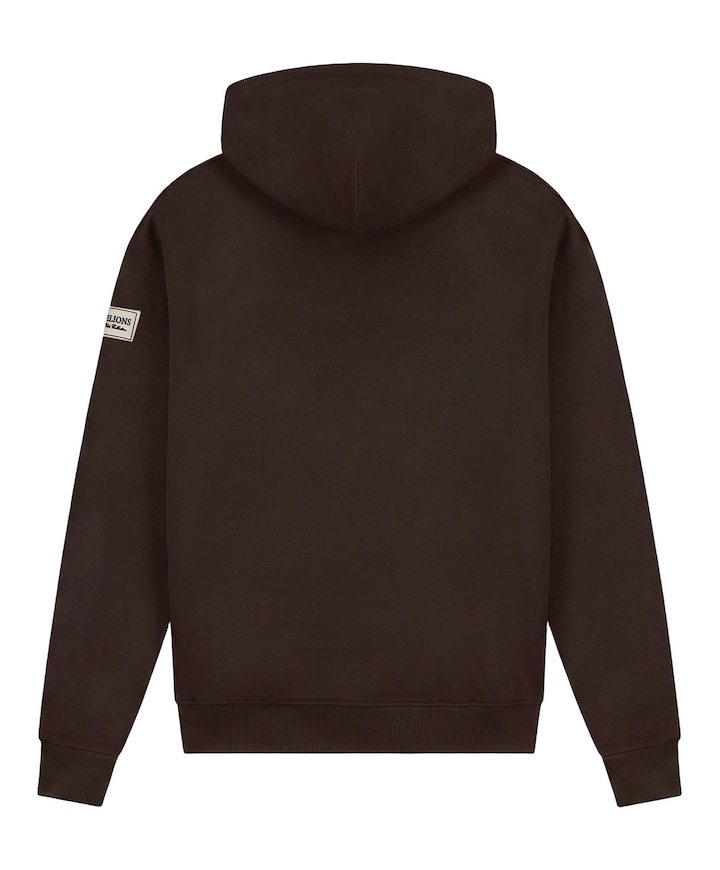 Heren hoodie bruin