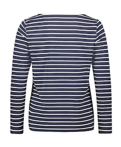 Dames longsleeve blauw