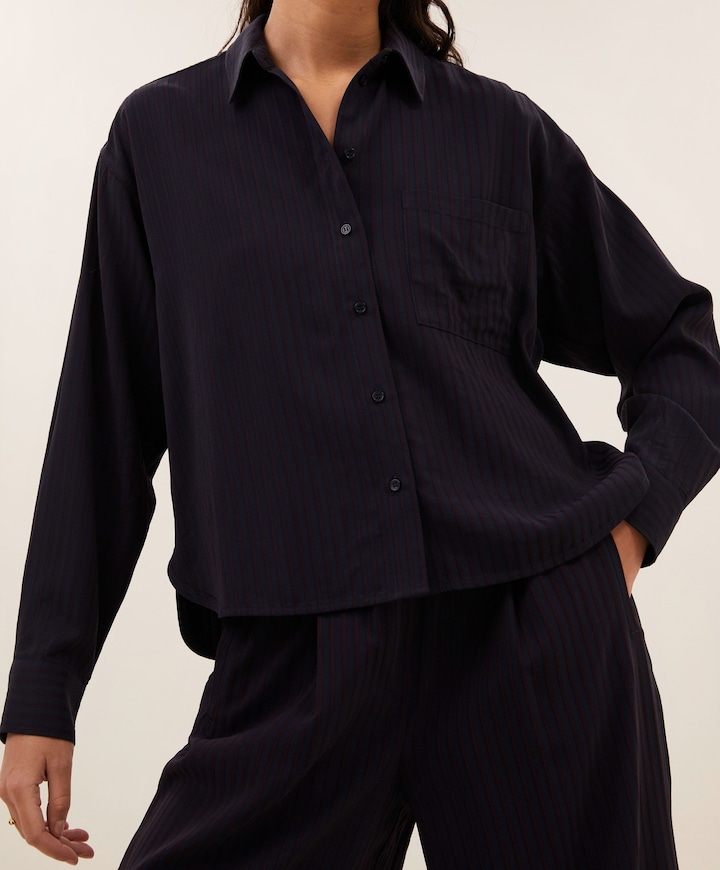 Dames blouse bordeaux
