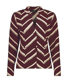 Dames jas bordeaux