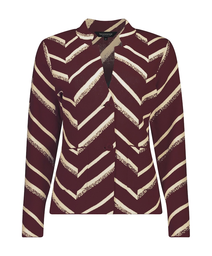 Dames jas bordeaux