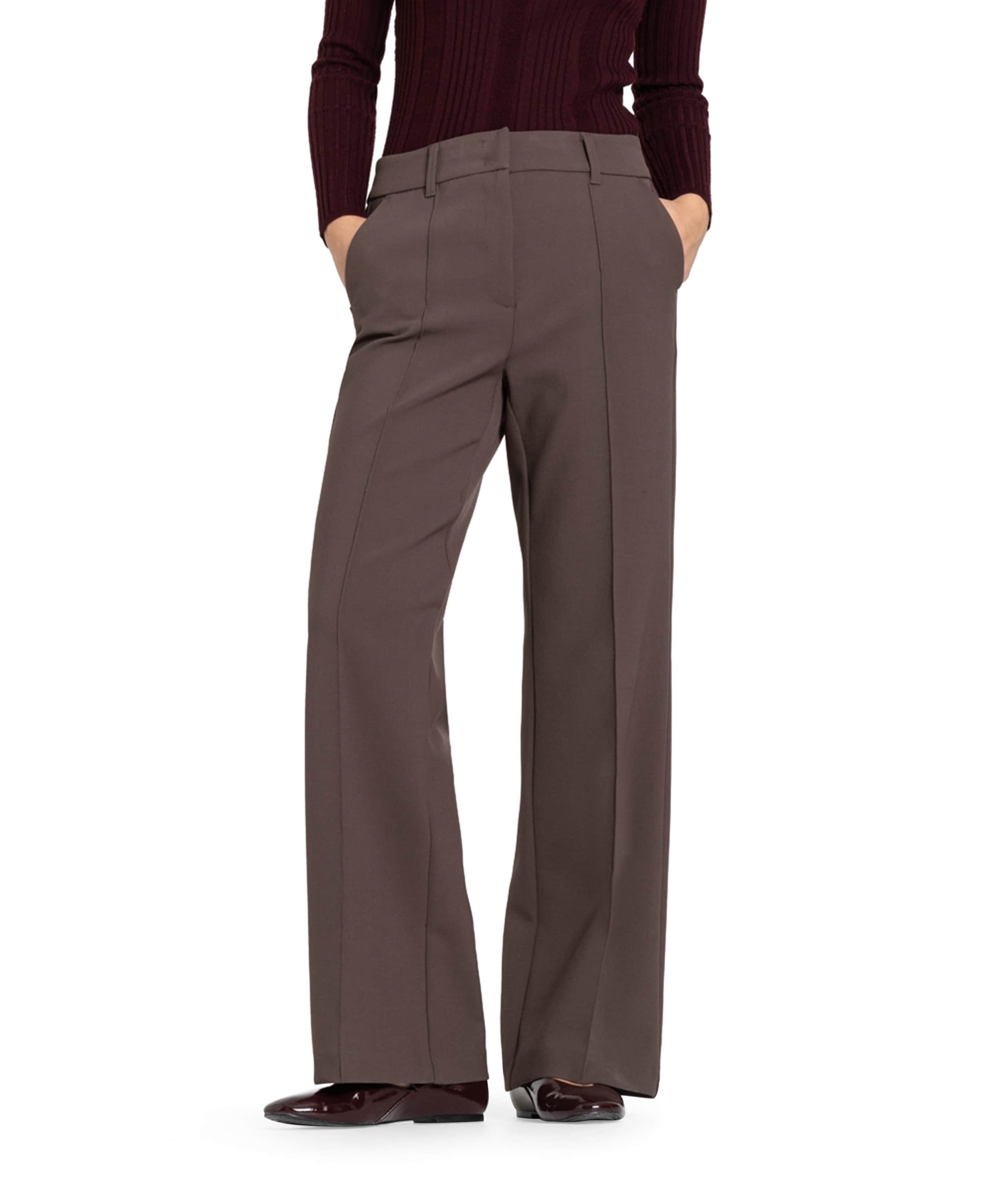 Amelie dames pantalon bruin